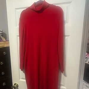 Alex Marie Red Sweater Dress